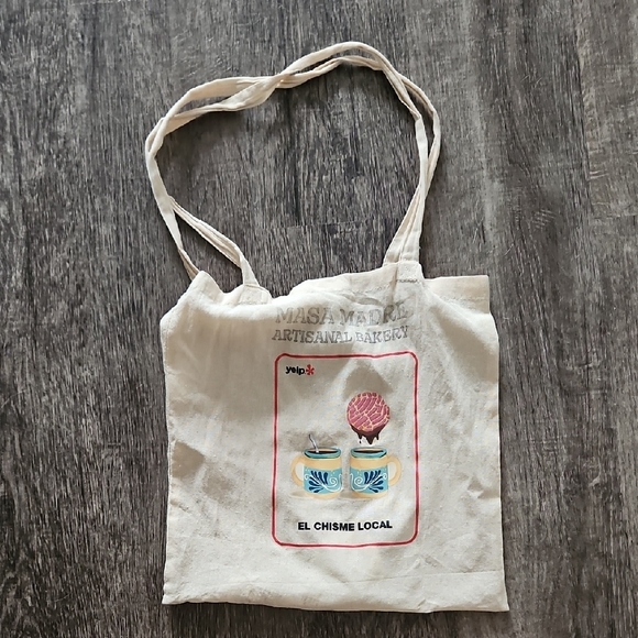 Vintage Handbags - Yelp Elite Queens Artisanal Bakery Tote Bag - Cream